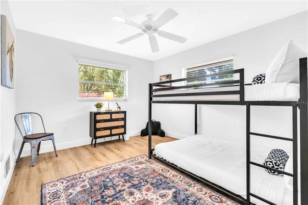 Bedroom, Interior, Wood Texture Flooring