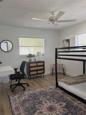 Bedroom, Home Office, Interior, Wood Texture Flooring