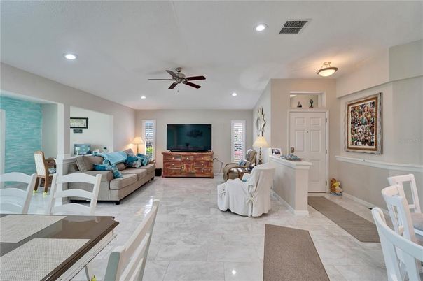 Interior, Living room, Recessed Lighting