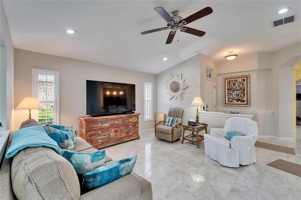 Interior, Living room, Recessed Lighting