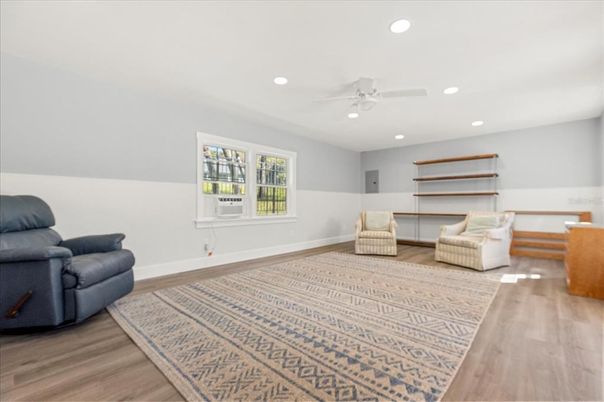 Interior, Recessed Lighting, Wood Texture Flooring
