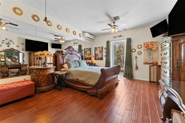 Bedroom, Interior, Wood Texture Flooring
