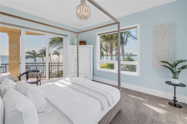 Bedroom, Chandelier, Interior, Water