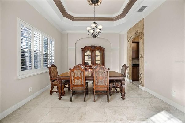 Chandelier, Dining room, Interior