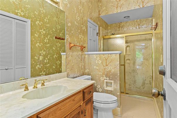 Bathroom, Glass Shower, Interior