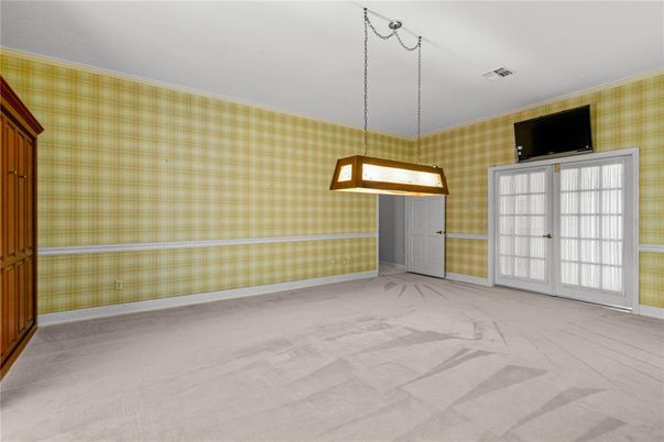 Empty room, Interior, Pendant Lights