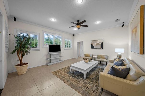 Interior, Living room, Recessed Lighting