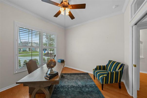Home Office, Interior, Wood Texture Flooring