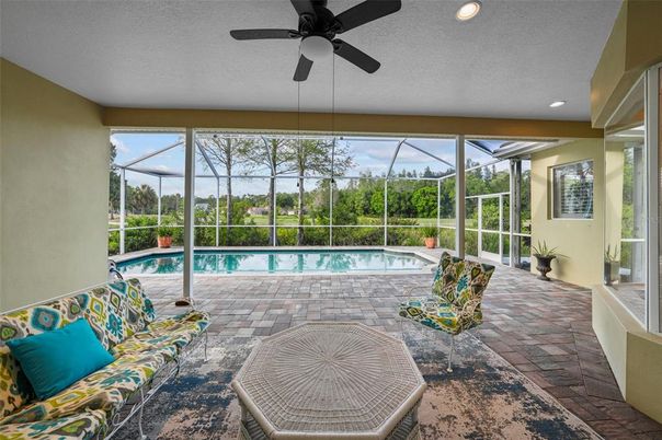 Glass Ceilings, Interior, Pool, Recessed Lighting, Sun Room