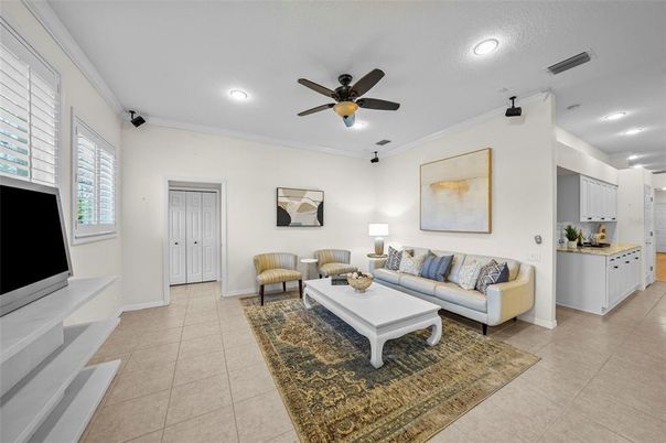 Interior, Kitchen, Living room, Recessed Lighting