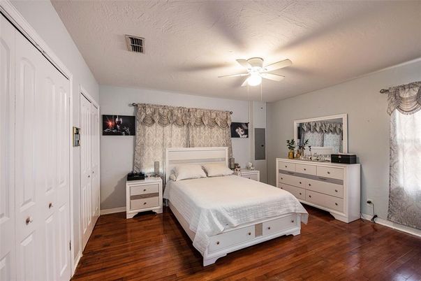 Bedroom, Interior, Wood Texture Flooring