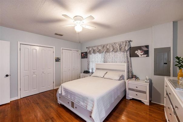 Bedroom, Interior, Wood Texture Flooring