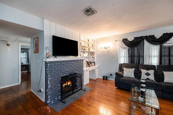 Fireplace, Interior, Living room, Wood Texture Flooring