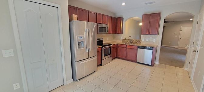 Interior, Kitchen, Recessed Lighting, Stainless Steel Appliances