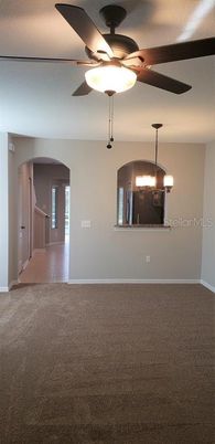 Chandelier, Empty room, Interior, Pendant Lights