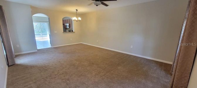 Chandelier, Empty room, Interior, Pendant Lights