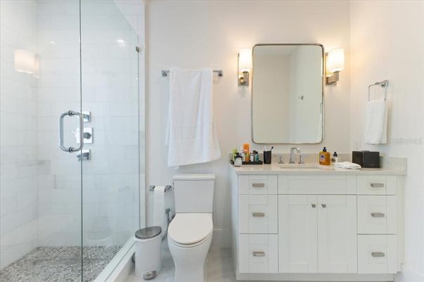 Bathroom, Glass Shower, Interior