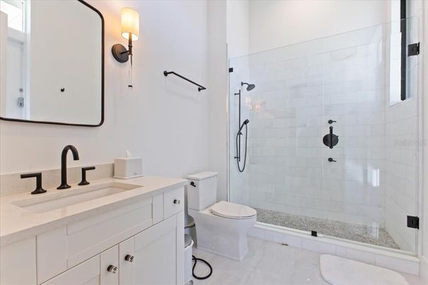 Bathroom, Glass Shower, Interior