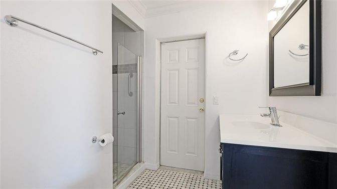 Bathroom, Glass Shower, Interior