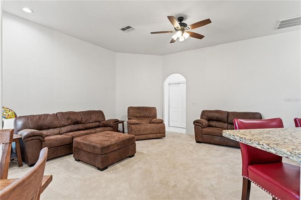 Interior, Living room, Recessed Lighting