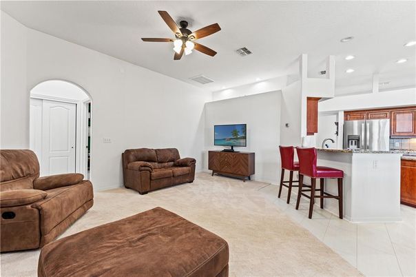 Interior, Kitchen, Living room, Recessed Lighting, Stainless Steel Appliances