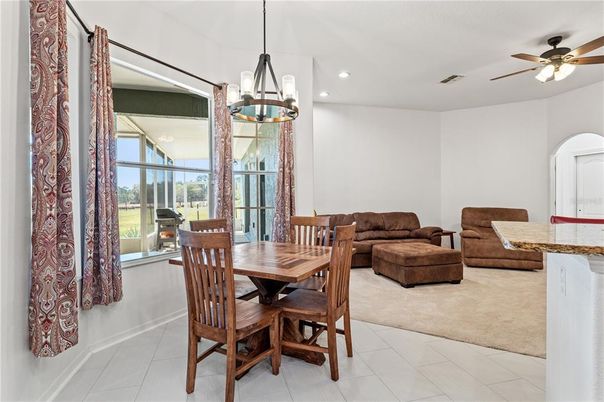 Dining room, Interior, Living room, Pendant Lights, Recessed Lighting