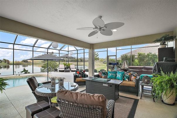 Glass Ceilings, Interior, Living room, Pool, Recessed Lighting, Sun Room, Water