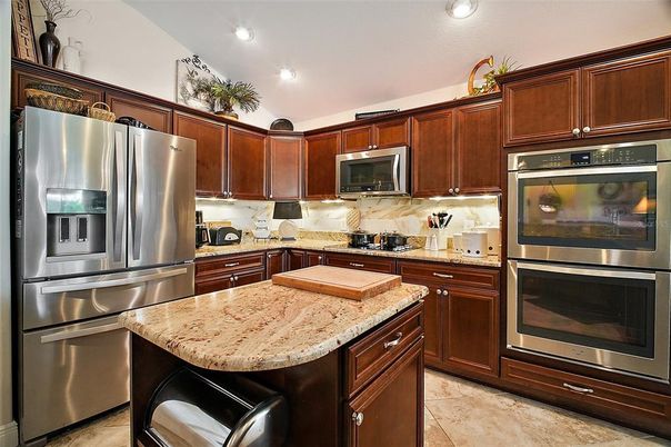 Interior, Kitchen, Recessed Lighting, Stainless Steel Appliances