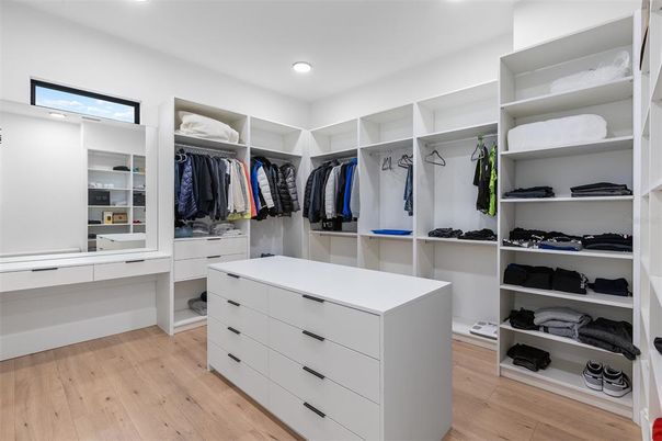 Interior, Recessed Lighting, Walk-in Closets, Wood Texture Flooring