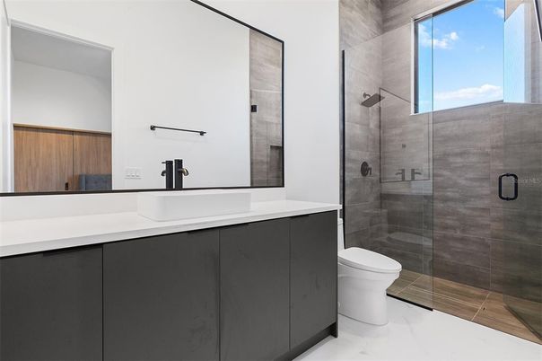 Bathroom, Glass Shower, Interior