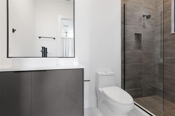 Bathroom, Glass Shower, Interior