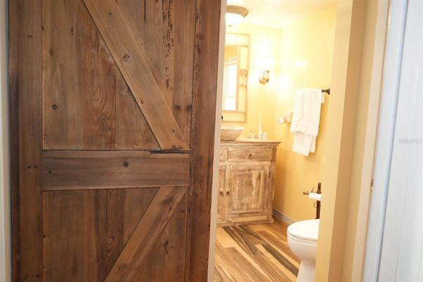 Bathroom, Interior, Wood Texture Flooring