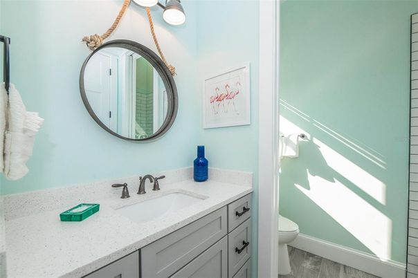 Bathroom, Interior, Wood Texture Flooring