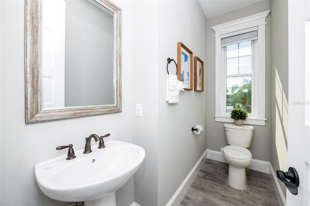 Bathroom, Interior, Wood Texture Flooring