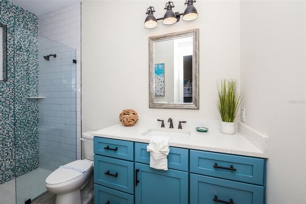 Bathroom, Glass Shower, Interior