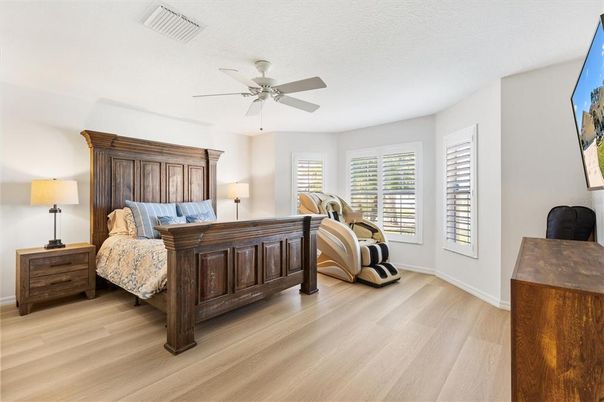 Bedroom, Interior, Wood Texture Flooring