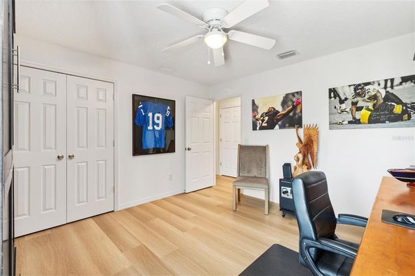 Home Office, Interior, Wood Texture Flooring