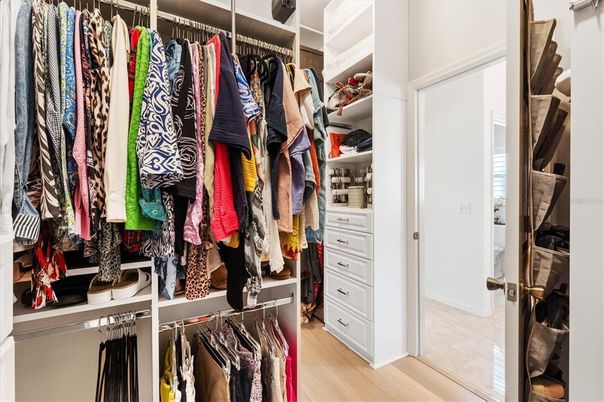 Interior, Walk-in Closets, Wood Texture Flooring