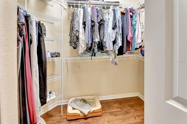Interior, Walk-in Closets, Wood Texture Flooring