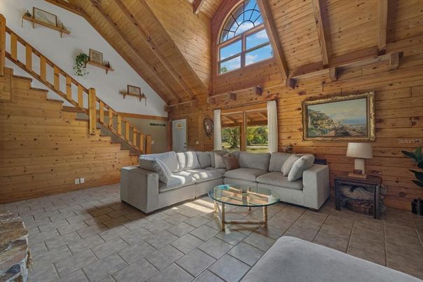 Interior, Living room, Wooden Beams, Wooden Ceilings, Wooden Walls