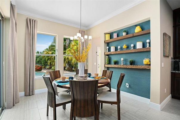 Dining room, Interior, Pendant Lights