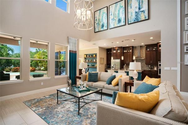 Interior, Kitchen, Living room, Pendant Lights, Recessed Lighting