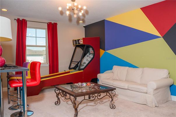 Interior, Living room, Recessed Lighting