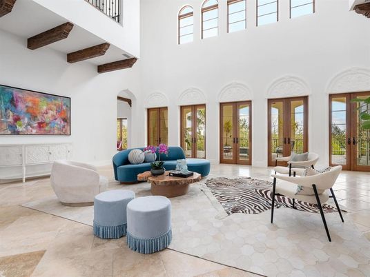 Interior, Living room, Wooden Beams
