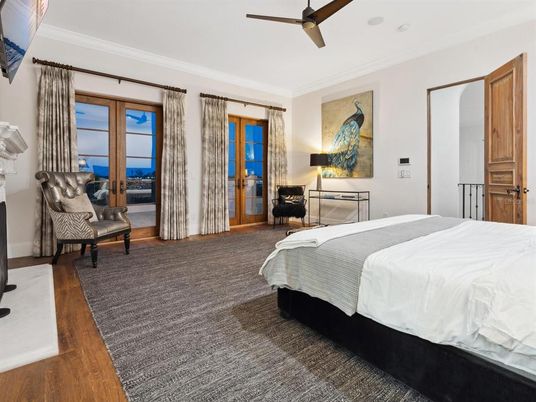 Bedroom, Interior, Water, Wood Texture Flooring