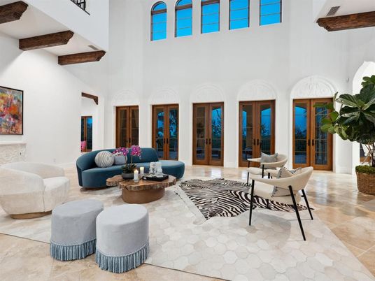 Interior, Living room, Wooden Beams
