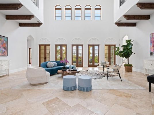 Interior, Living room, Wooden Beams