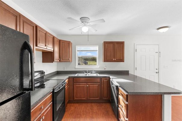 Interior, Kitchen, Wood Texture Flooring