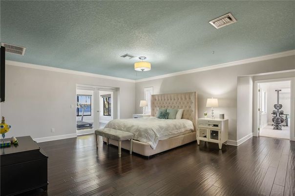 Bedroom, Interior, Wood Texture Flooring