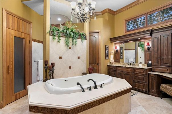 Bathroom, Chandelier, Dual Sink Vanities, Interior